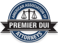Logo Recognizing James E. Short, Plc's affiliation with American Association of Premier DUI Attorneys