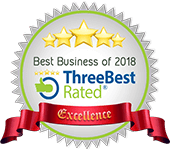 Logo Recognizing James E. Short, Plc's affiliation with Best Business 2018