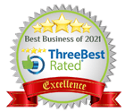 Logo Recognizing James E. Short, Plc's affiliation with Best Business 2021