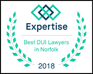Logo Recognizing James E. Short, Plc's affiliation with Best DUI Norfolk 2018