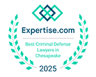 Best Criminal Lawyer in Chesapeake from Expertise